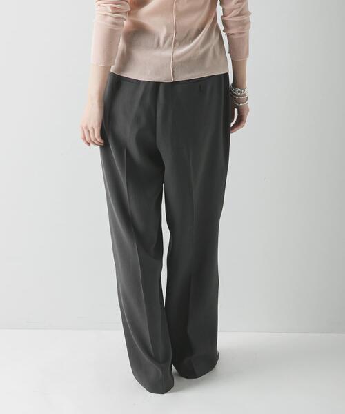 URBAN RESEARCH(アーバンリサーチ)の「ダブルクロスキュプライージーパンツ(その他パンツ・レディース・ベージュ系その他/チャコールグレー/ブラック・36/38)」の6枚目の写真