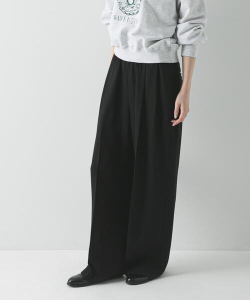 URBAN RESEARCH（アーバンリサーチ）の「ダブルクロスキュプライージーパンツ（その他パンツ・レディース・ベージュ系その他/チャコールグレー/ブラック・36/38）」の22枚目の写真