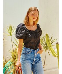 REVE REVE（レヴレヴ）の「ASSOULINE PUFF BLOUSE BK（シャツ/ブラウス）」