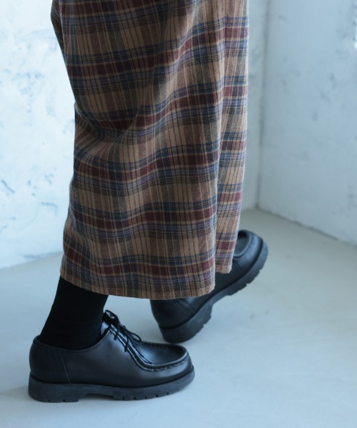 soulberry（ソウルベリー）の「ビスケットチェックのパンツ（その他パンツ・レディース・ブラウン・M/L/LL/3L/4L/5L）」の20枚目の写真