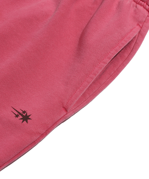 NICE GHOST CLUB(ナイスゴーストクラブ)の「PIGMENT LAYERED SWEAT PANTS_RED(NG2ESUPA01A)(スウェットパンツ・レディース・レッド・S/M/L)」の8枚目の写真