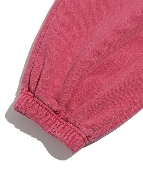 NICE GHOST CLUB(ナイスゴーストクラブ)の「PIGMENT LAYERED SWEAT PANTS_RED(NG2ESUPA01A)(スウェットパンツ・レディース・レッド・S/M/L)」の10枚目の写真