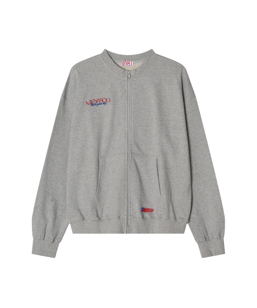 MENASOO(ミナス)の「Menasoo Hearttrack Zipup Cardigan_Melange(カーディガン/ボレロ・レディース・グレー・F)」の2枚目の写真