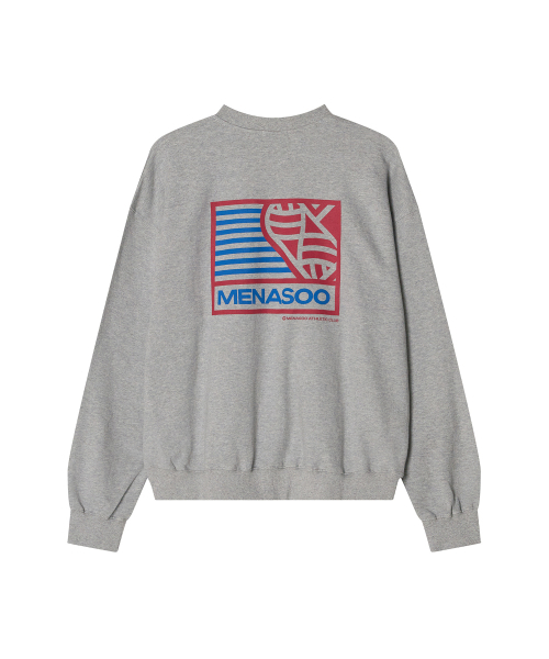 MENASOO(ミナス)の「Menasoo Hearttrack Zipup Cardigan_Melange(カーディガン/ボレロ・レディース・グレー・F)」の3枚目の写真