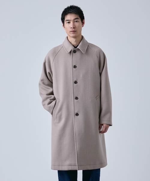 B.C STOCK(ベーセーストック)の「ビーバーステンカラーコート(ステンカラーコート・メンズ・ブラック/ブラウン/ベージュ・LARGE/MEDIUM)」の7枚目の写真