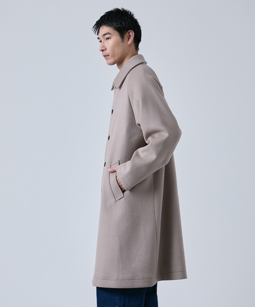 B.C STOCK(ベーセーストック)の「ビーバーステンカラーコート(ステンカラーコート・メンズ・ブラック/ブラウン/ベージュ・LARGE/MEDIUM)」の8枚目の写真