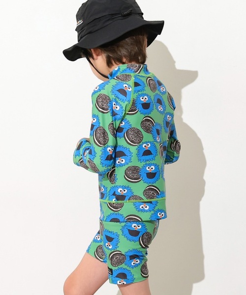 Ocean&Ground(オーシャン&グラウンド)の「【Ocean&Ground】ボクサーショーツ水着/UVカット(水着・キッズ・グリーン/ブルー/オフホワイト・90/100/110/120/130/140)」の6枚目の写真