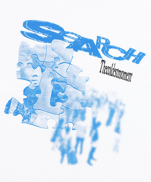 THECOLDESTMOMENT（ザコールデストモーメント）の「TCM search T (white)（Tシャツ/カットソー・レディース・その他・XL/L/M/S）」の5枚目の写真