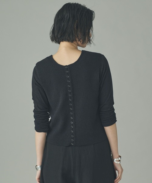 Curensology（カレンソロジー）の「Curensology(カレンソロジー)/2WAYフリゼニットベスト（ベスト・レディース・オフホワイト/ブラック・FREE）」の22枚目の写真