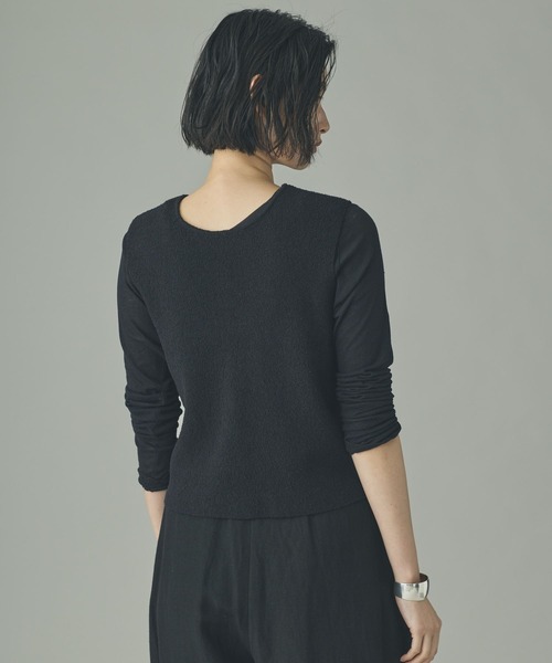 Curensology（カレンソロジー）の「Curensology(カレンソロジー)/2WAYフリゼニットベスト（ベスト・レディース・オフホワイト/ブラック・FREE）」の14枚目の写真