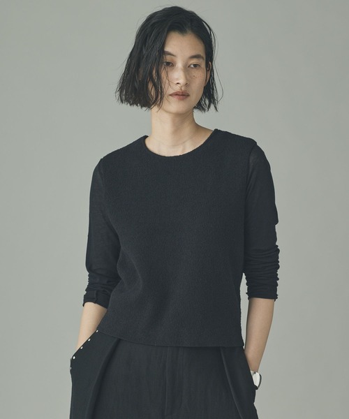 Curensology（カレンソロジー）の「Curensology(カレンソロジー)/2WAYフリゼニットベスト（ベスト・レディース・オフホワイト/ブラック・FREE）」の20枚目の写真