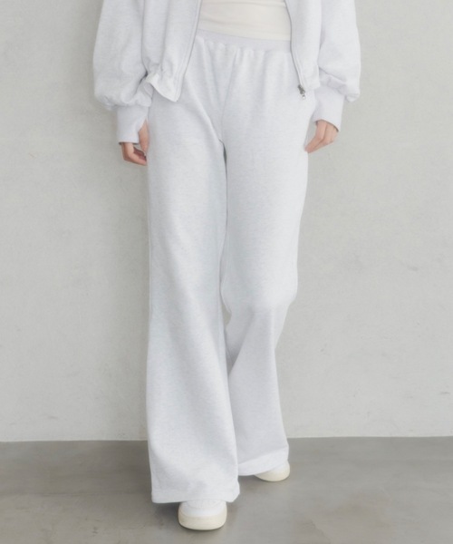 Lallana(ララーナ)の「Lame coco frill straight sweatpants/ラメココフリルストレートスウェットパンツ(その他パンツ・レディース・グレー/ブラック・SMALL/FREE)」の21枚目の写真