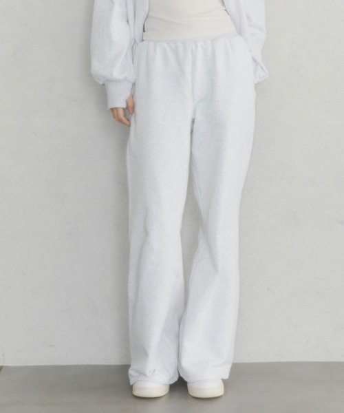 Lallana(ララーナ)の「Lame coco frill straight sweatpants/ラメココフリルストレートスウェットパンツ(その他パンツ・レディース・グレー/ブラック・SMALL/FREE)」の22枚目の写真