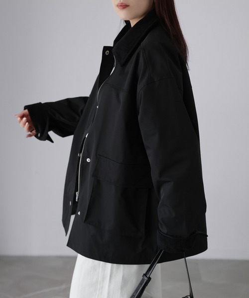 セール】コーデュロイ切替配色カバーオール（カバーオール）｜Riberry