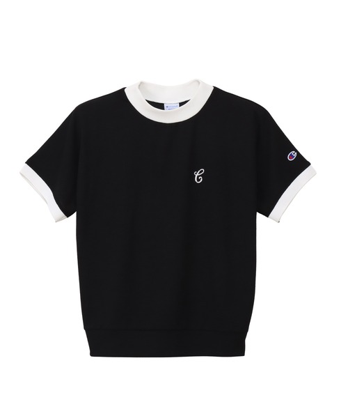 Champion Golf(チャンピオンゴルフ)の「【Champion/チャンピオン】レディース GOLF ショートスリーブモックネックシャツ(Tシャツ/カットソー・レディース・オフホワイト/ネイビー/ブラック・LARGE/MEDIUM)」の2枚目の写真