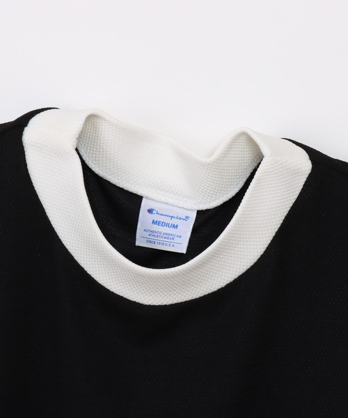 Champion Golf(チャンピオンゴルフ)の「【Champion/チャンピオン】レディース GOLF ショートスリーブモックネックシャツ(Tシャツ/カットソー・レディース・オフホワイト/ネイビー/ブラック・LARGE/MEDIUM)」の12枚目の写真
