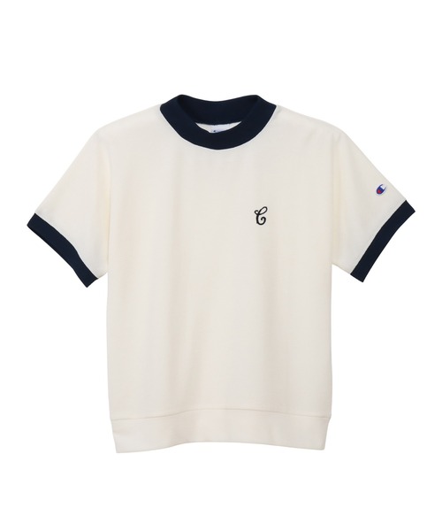 Champion Golf(チャンピオンゴルフ)の「【Champion/チャンピオン】レディース GOLF ショートスリーブモックネックシャツ(Tシャツ/カットソー・レディース・オフホワイト/ネイビー/ブラック・LARGE/MEDIUM)」の4枚目の写真