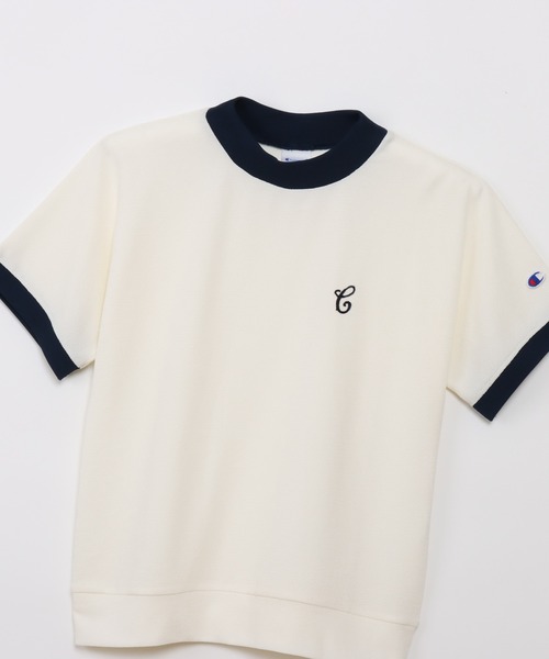Champion Golf(チャンピオンゴルフ)の「【Champion/チャンピオン】レディース GOLF ショートスリーブモックネックシャツ(Tシャツ/カットソー・レディース・オフホワイト/ネイビー/ブラック・LARGE/MEDIUM)」の6枚目の写真