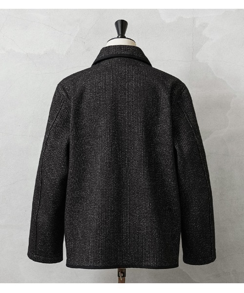 HOUSTON(ヒューストン)の「HOUSTON / ヒューストン 51565 BEACH CLOTH JACKET / ビーチクロスジャケット(カバーオール・メンズ・ブラック/ブラウン・42/44/40/38)」の4枚目の写真