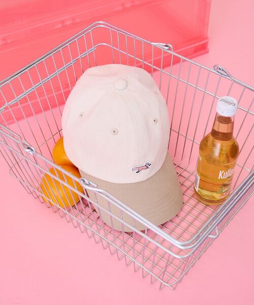 PENNEYS（ぺニーズ）の「【PENNEY'S】配色キャップ（キャップ・レディース・ブルー/ブラック/アイボリー・FREE）」の4枚目の写真