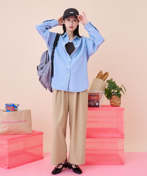 PENNEYS（ぺニーズ）の「【PENNEY'S】配色キャップ（キャップ・レディース・ブルー/ブラック/アイボリー・FREE）」の21枚目の写真