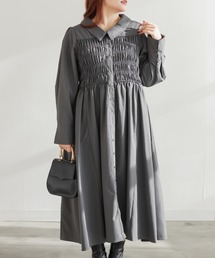 CLETTEオリジナルシャーリングシャツワンピース