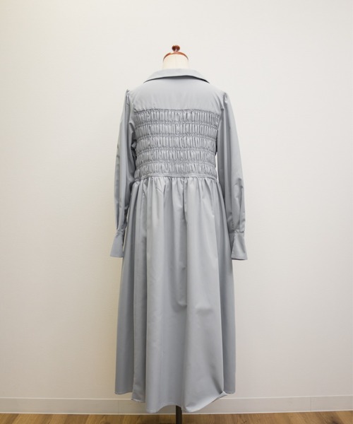 CLETTE(クレット)の「CLETTEオリジナルシャーリングシャツワンピース(ワンピース・レディース・ネイビー/グレー/ブルー・4L/3L/LL)」の21枚目の写真
