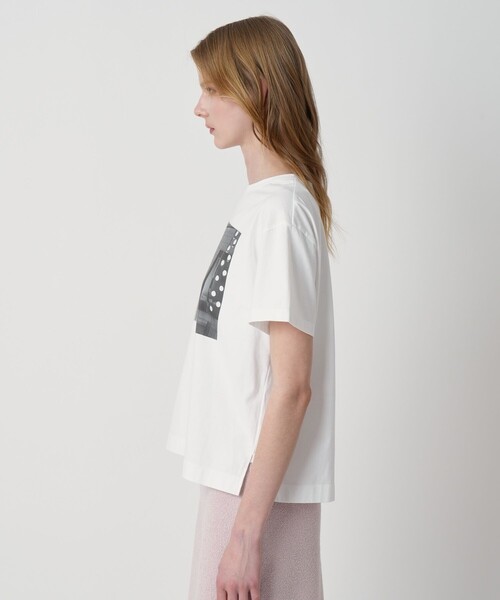 ANAYI(アナイ)の「コットン天竺フォトプリントTシャツ(Tシャツ/カットソー・レディース・クリーム/ホワイト/ライトホワイト・36/38)」の22枚目の写真