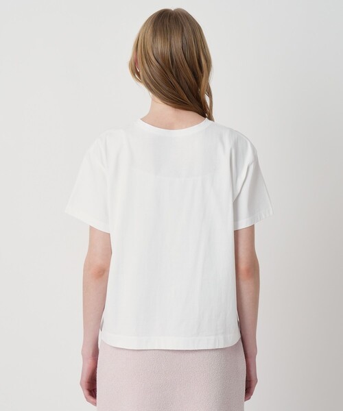 ANAYI(アナイ)の「コットン天竺フォトプリントTシャツ(Tシャツ/カットソー・レディース・クリーム/ホワイト/ライトホワイト・36/38)」の21枚目の写真