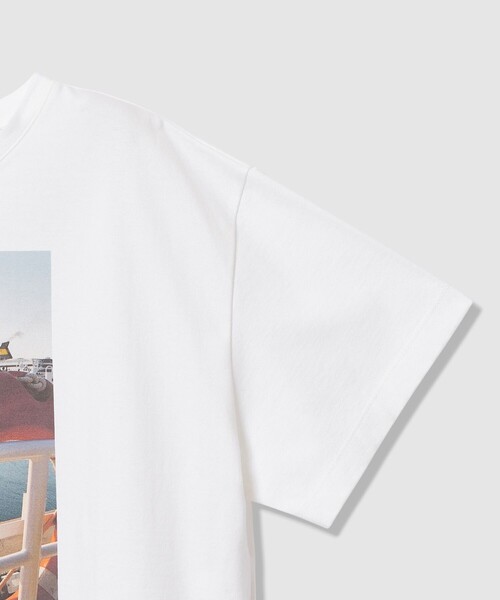 ANAYI(アナイ)の「コットン天竺フォトプリントTシャツ(Tシャツ/カットソー・レディース・クリーム/ホワイト/ライトホワイト・36/38)」の15枚目の写真