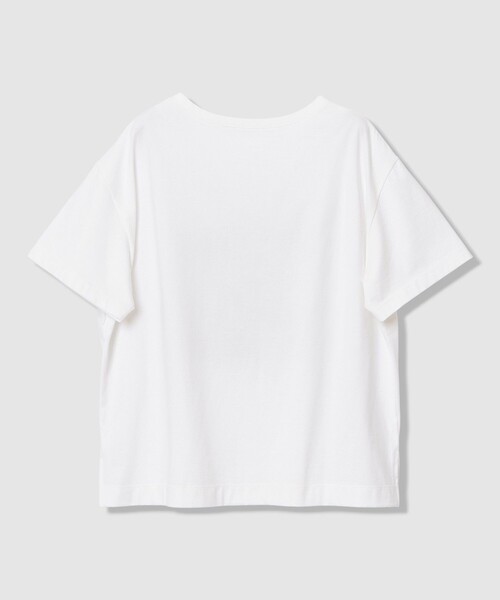 ANAYI(アナイ)の「コットン天竺フォトプリントTシャツ(Tシャツ/カットソー・レディース・クリーム/ホワイト/ライトホワイト・36/38)」の10枚目の写真