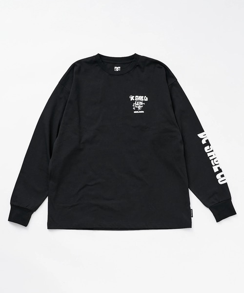 DC SHOES(ディーシーシューズ)の「DC SHOES メンズ 26 PLAY BUDDY LS ロンT 長袖Tシャツ【2026年春夏モデル】/袖プリント・バックプリント(Tシャツ/カットソー・メンズ・ホワイト/ブラック/マルチ・MEDIUM/LARGE/X-LARGE)」の5枚目の写真