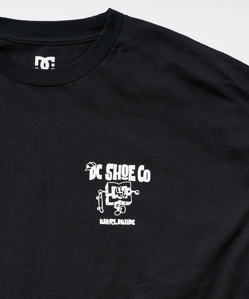 DC SHOES(ディーシーシューズ)の「DC SHOES メンズ 26 PLAY BUDDY LS ロンT 長袖Tシャツ【2026年春夏モデル】/袖プリント・バックプリント(Tシャツ/カットソー・メンズ・ホワイト/ブラック/マルチ・MEDIUM/LARGE/X-LARGE)」の6枚目の写真