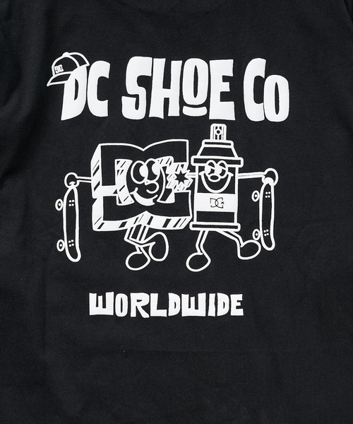 DC SHOES(ディーシーシューズ)の「DC SHOES メンズ 26 PLAY BUDDY LS ロンT 長袖Tシャツ【2026年春夏モデル】/袖プリント・バックプリント(Tシャツ/カットソー・メンズ・ホワイト/ブラック/マルチ・MEDIUM/LARGE/X-LARGE)」の7枚目の写真