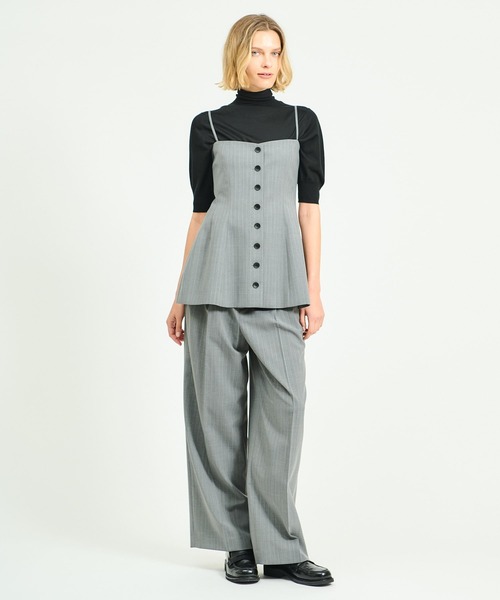 ESTNATION（エストネーション）の「ESTNATION / ピンストライプ ビスチェ（キャミソール・レディース・グレー系その他/ダークネイビー・38/36）」の5枚目の写真