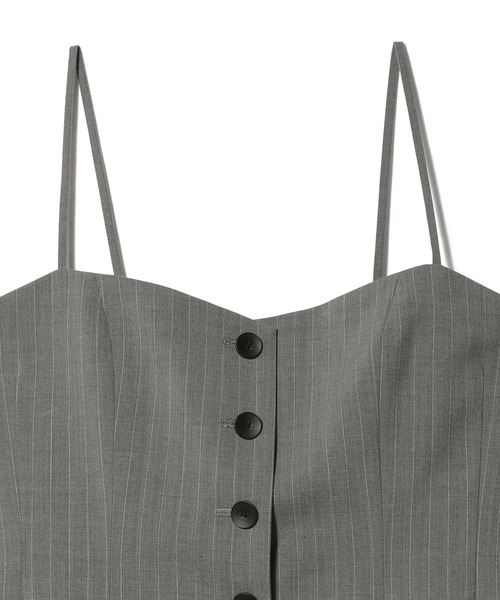 ESTNATION（エストネーション）の「ESTNATION / ピンストライプ ビスチェ（キャミソール・レディース・グレー系その他/ダークネイビー・38/36）」の8枚目の写真