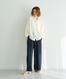 Editt by YECCA VECCA | ヴィンテージサテンイージーパンツ(その他パンツ)