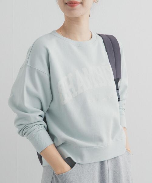 URBAN RESEARCH DOORS（アーバンリサーチドアーズ）の「カレッジロゴ刺繍スウェット（スウェット・レディース・ネイビー/ミント/ベージュ系その他・FREE）」の8枚目の写真