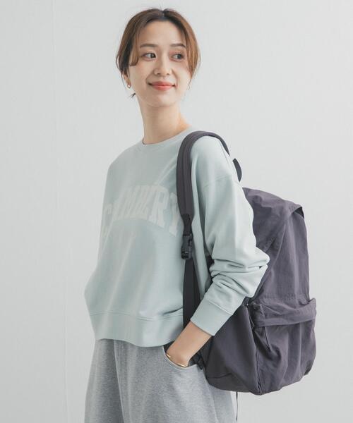 URBAN RESEARCH DOORS（アーバンリサーチドアーズ）の「カレッジロゴ刺繍スウェット（スウェット・レディース・ネイビー/ミント/ベージュ系その他・FREE）」の9枚目の写真