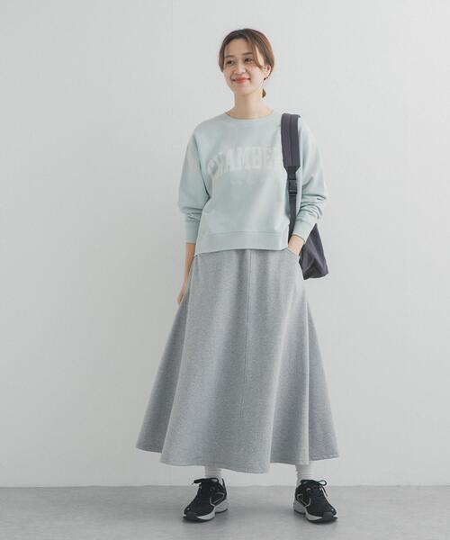 URBAN RESEARCH DOORS（アーバンリサーチドアーズ）の「カレッジロゴ刺繍スウェット（スウェット・レディース・ネイビー/ミント/ベージュ系その他・FREE）」の10枚目の写真