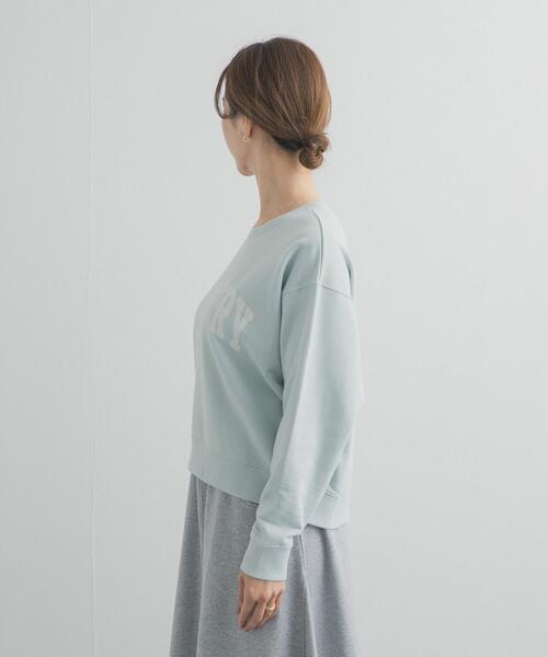 URBAN RESEARCH DOORS（アーバンリサーチドアーズ）の「カレッジロゴ刺繍スウェット（スウェット・レディース・ネイビー/ミント/ベージュ系その他・FREE）」の13枚目の写真