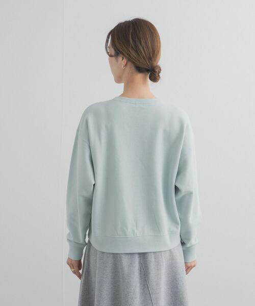URBAN RESEARCH DOORS（アーバンリサーチドアーズ）の「カレッジロゴ刺繍スウェット（スウェット・レディース・ネイビー/ミント/ベージュ系その他・FREE）」の14枚目の写真