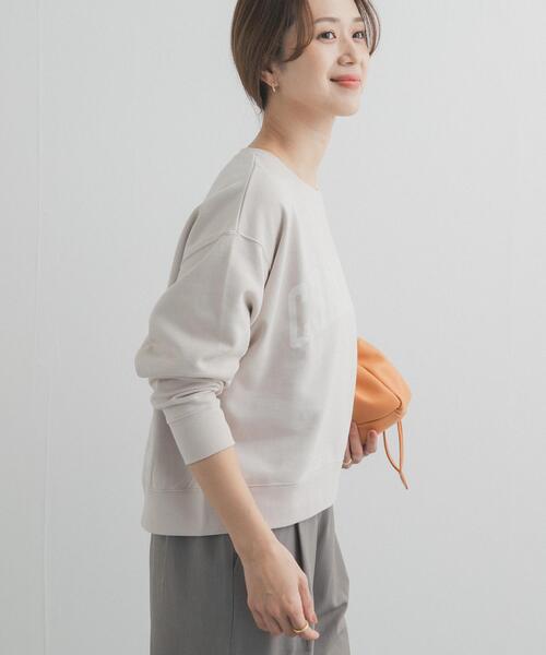 URBAN RESEARCH DOORS（アーバンリサーチドアーズ）の「カレッジロゴ刺繍スウェット（スウェット・レディース・ネイビー/ミント/ベージュ系その他・FREE）」の17枚目の写真