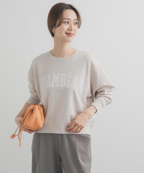 URBAN RESEARCH DOORS（アーバンリサーチドアーズ）の「カレッジロゴ刺繍スウェット（スウェット・レディース・ネイビー/ミント/ベージュ系その他・FREE）」の18枚目の写真