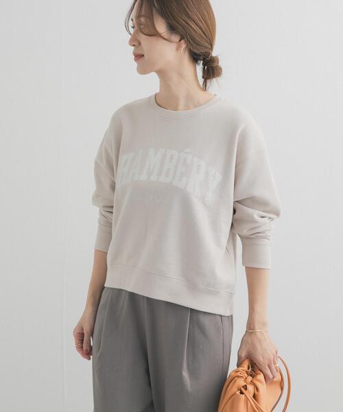 URBAN RESEARCH DOORS（アーバンリサーチドアーズ）の「カレッジロゴ刺繍スウェット（スウェット・レディース・ネイビー/ミント/ベージュ系その他・FREE）」の20枚目の写真