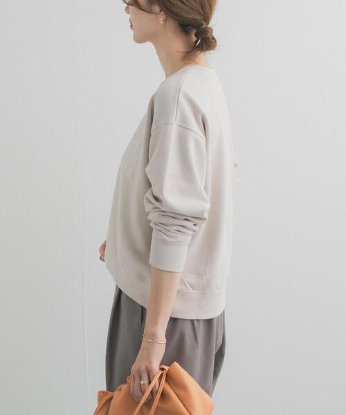 URBAN RESEARCH DOORS（アーバンリサーチドアーズ）の「カレッジロゴ刺繍スウェット（スウェット・レディース・ネイビー/ミント/ベージュ系その他・FREE）」の21枚目の写真