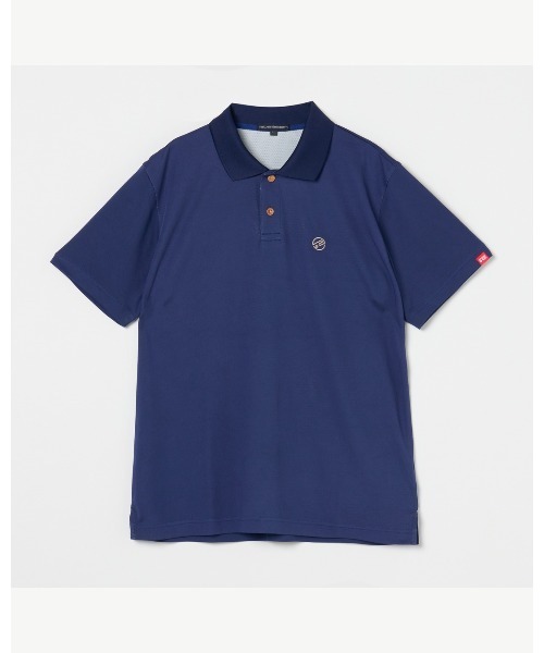 ROSASEN（ロサーセン）の「【Rosasen/GOLF】 ハダサラ冷感 プリント半袖ポロ（ポロシャツ・メンズ・ホワイト/ネイビー・50/48/52）」の6枚目の写真