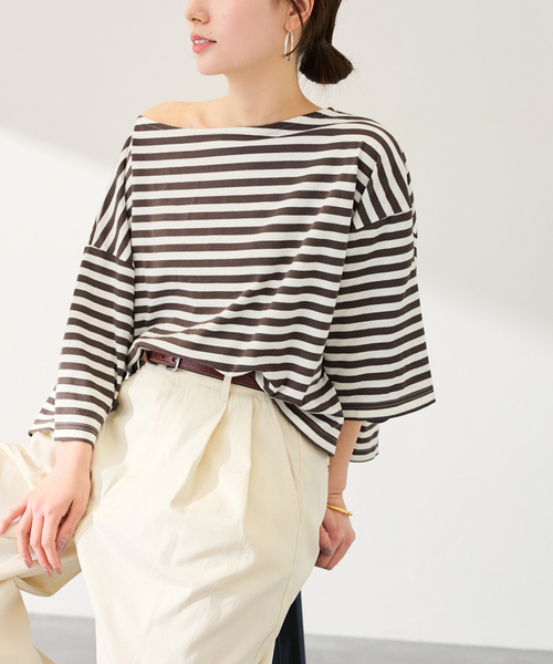 ONIT/オニット 別注OVERSIZE WIDE BORDER（Tシャツ/カットソー