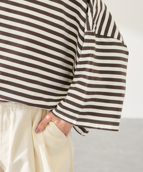 ONIT/オニット 別注OVERSIZE WIDE BORDER（Tシャツ/カットソー