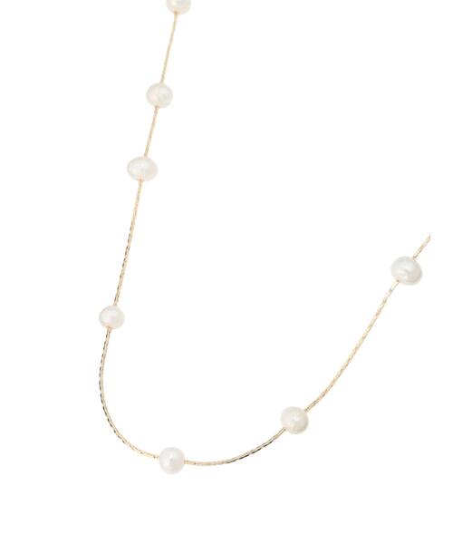 Te chichi（テチチ）の「ランダムパールネックレス（ネックレス・レディース・オフホワイト・F）」の4枚目の写真